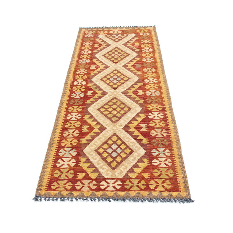 Tappeto corsia Tappeto Kelim - Orientale - 210 x 68 cm - beige