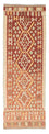 Tappeto corsia Tappeto Kelim - Orientale - 202 x 74 cm - rosso
