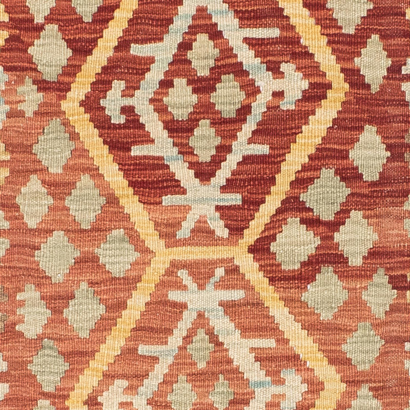 Tappeto corsia Tappeto Kelim - Orientale - 202 x 74 cm - rosso
