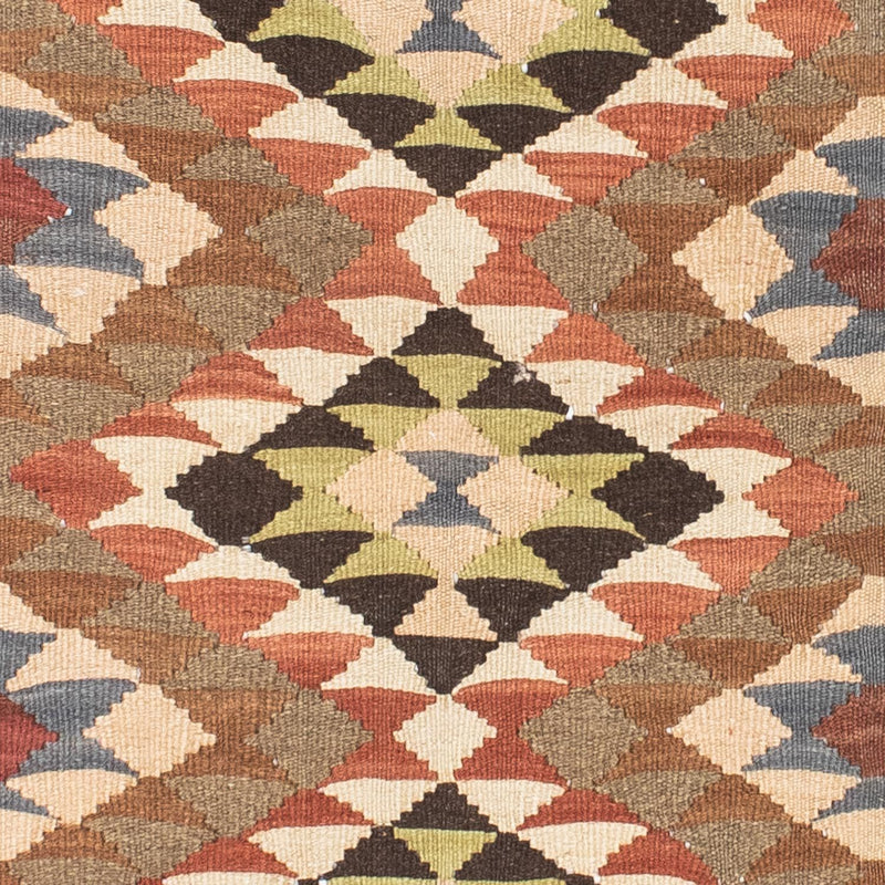 Tappeto corsia Tappeto Kelim - Orientale - 207 x 85 cm - marrone chiaro