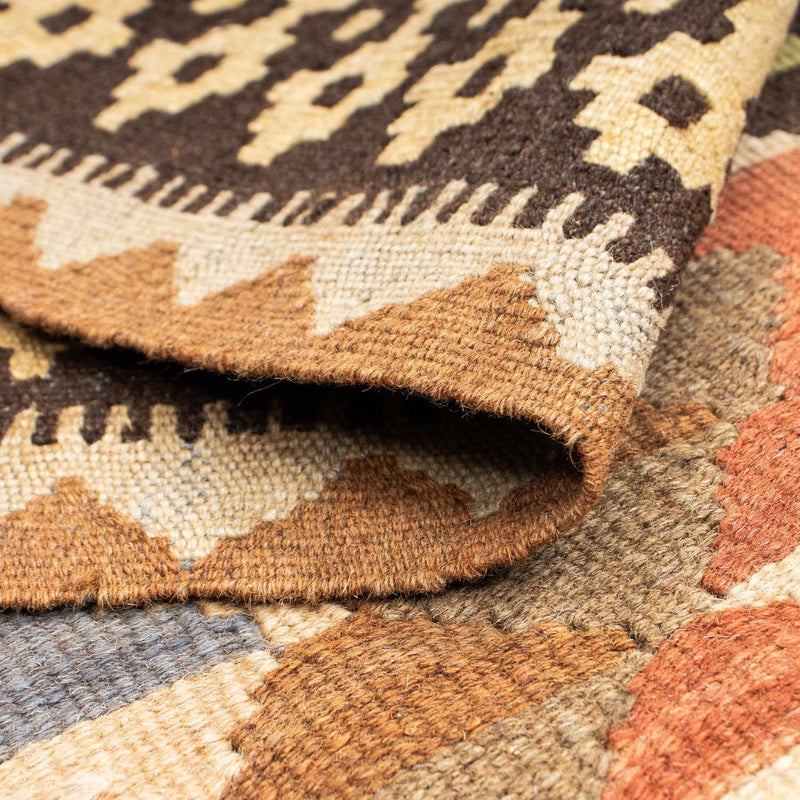 Tappeto corsia Tappeto Kelim - Orientale - 207 x 85 cm - marrone chiaro
