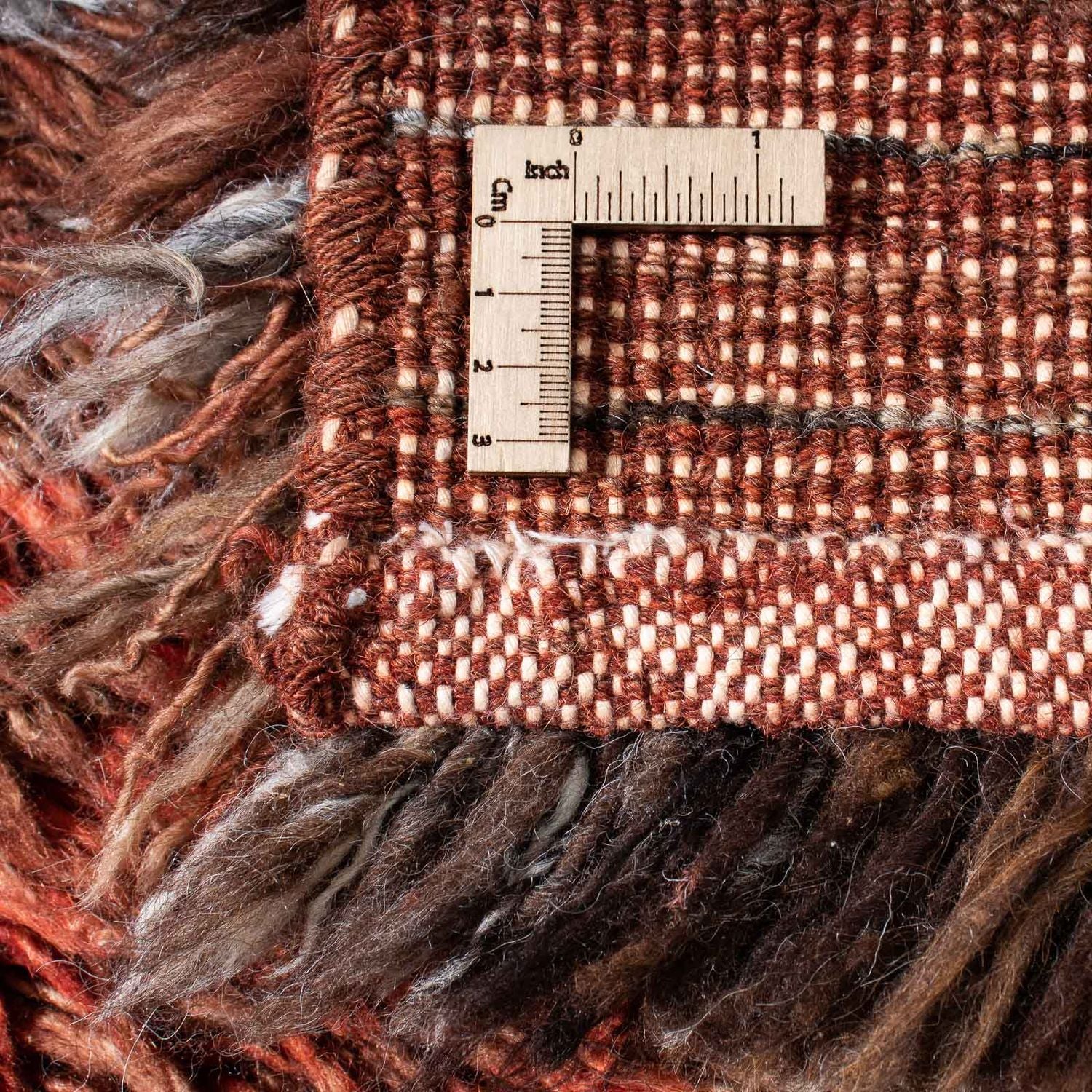Tappeto a pelo alto - 255 x 173 cm - multicolore