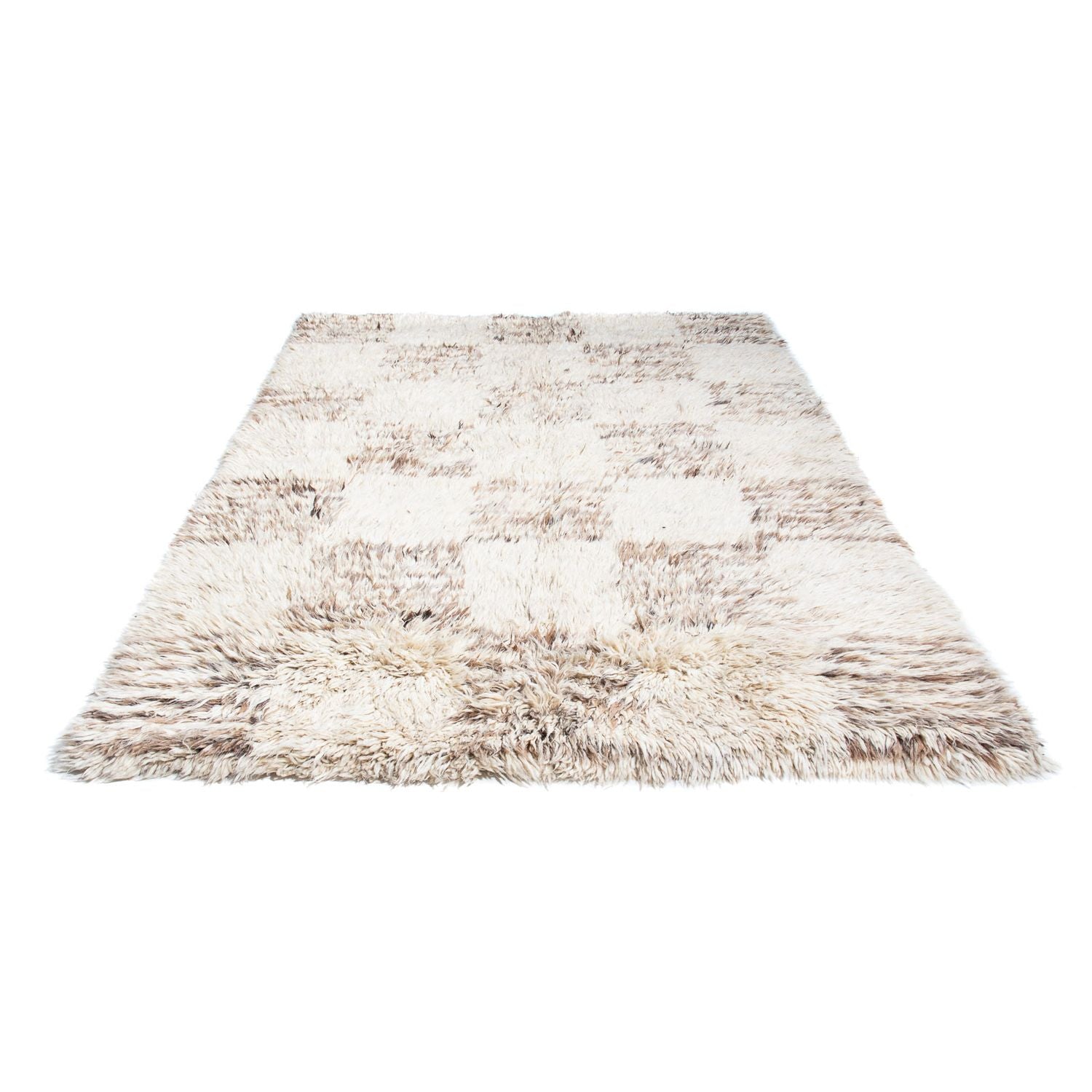 Tappeto a pelo alto - 243 x 172 cm - beige
