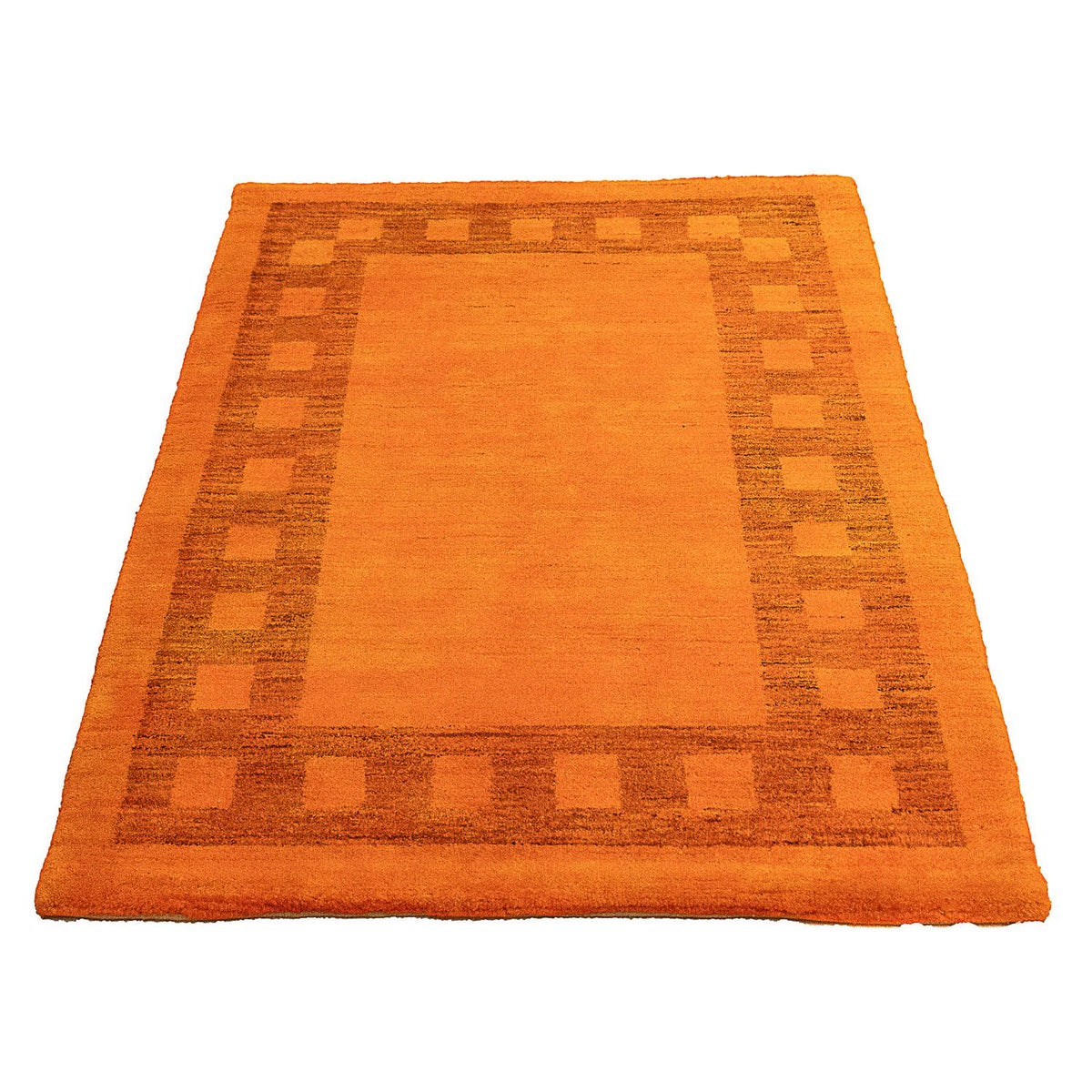 Tappeto Gabbeh - Indus - 123 x 79 cm - arancione