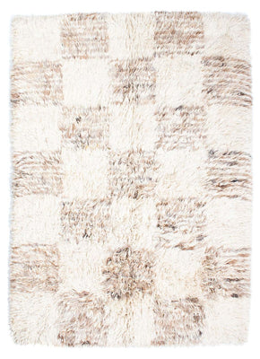 Tappeto a pelo alto - 252 x 172 cm - beige