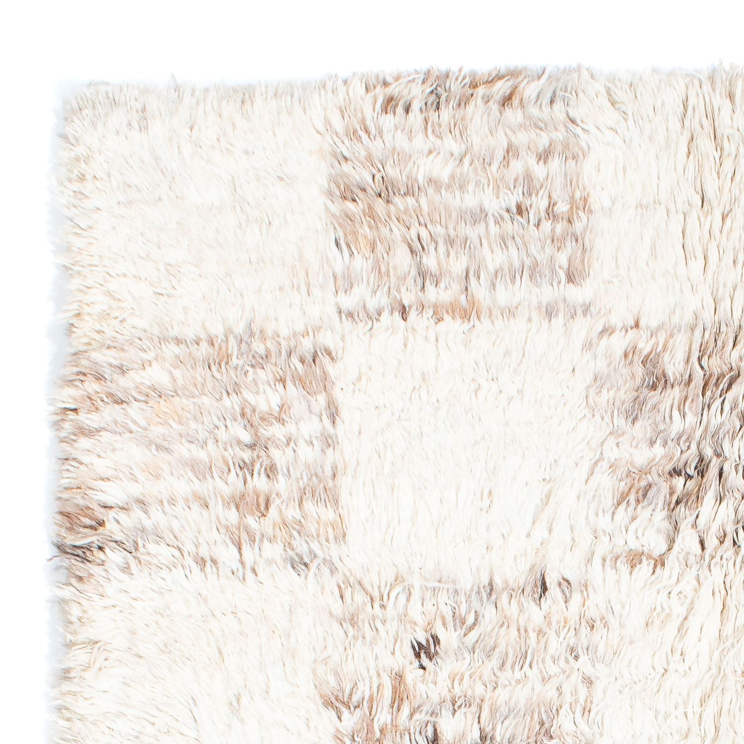Tappeto a pelo alto - 252 x 172 cm - beige