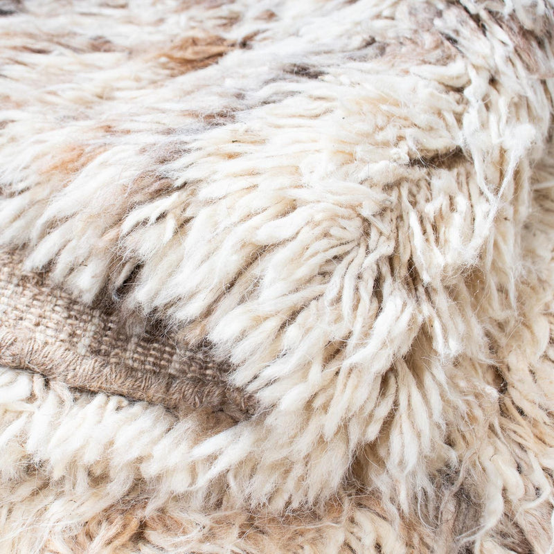 Tappeto a pelo alto - 252 x 172 cm - beige