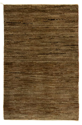Tappeto Gabbeh - Indus - 113 x 78 cm - marrone scuro
