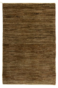 Tappeto Gabbeh - Indus - 113 x 78 cm - marrone scuro