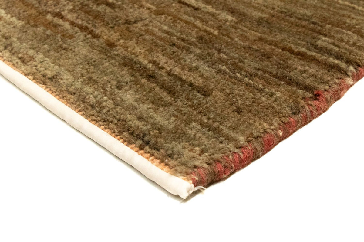 Tappeto Gabbeh - Indus - 113 x 78 cm - marrone scuro