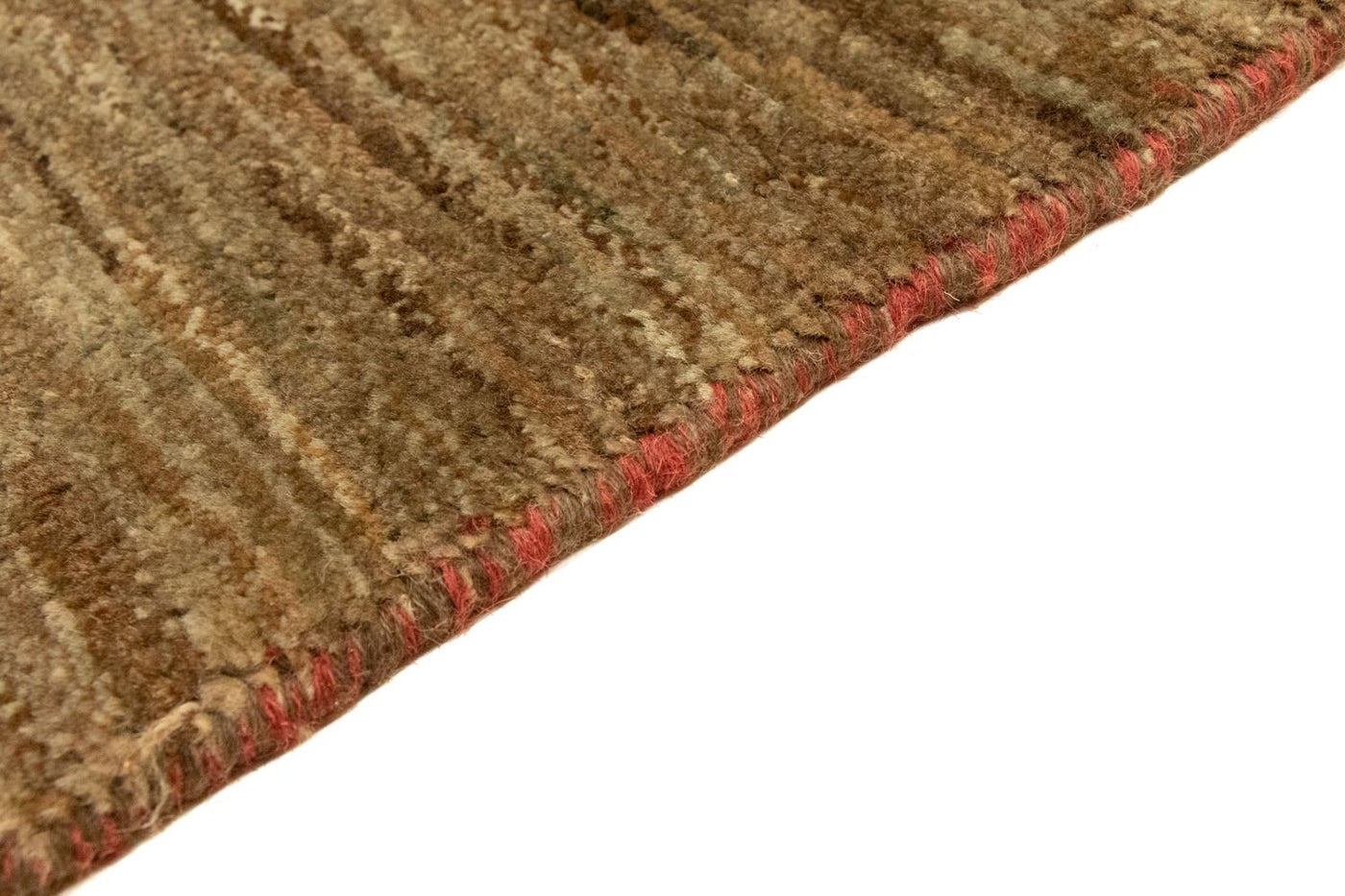 Tappeto Gabbeh - Indus - 113 x 78 cm - marrone scuro