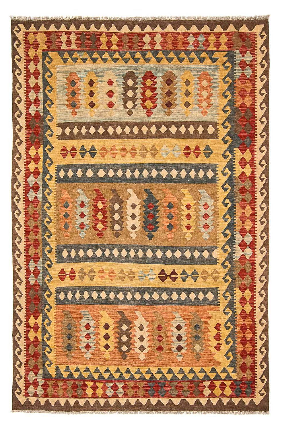 Tappeto Kelim - Splash - 299 x 201 cm - multicolore