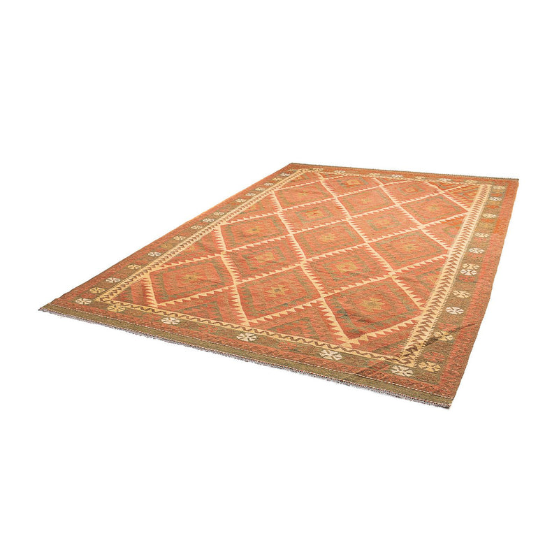 Tappeto Kelim - Splash - 294 x 207 cm - marrone
