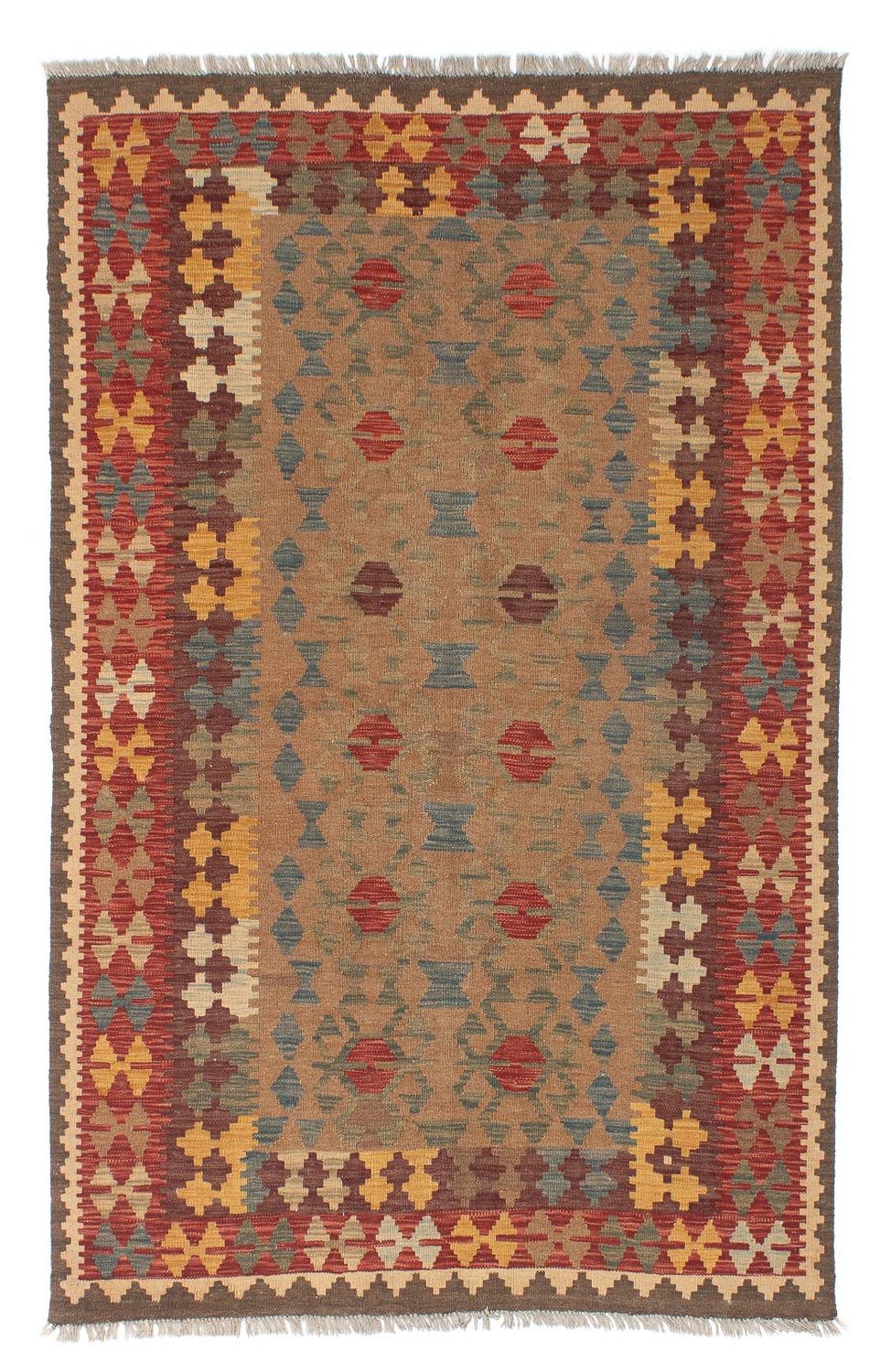 Tappeto Kelim - Orientale - 199 x 148 cm - multicolore