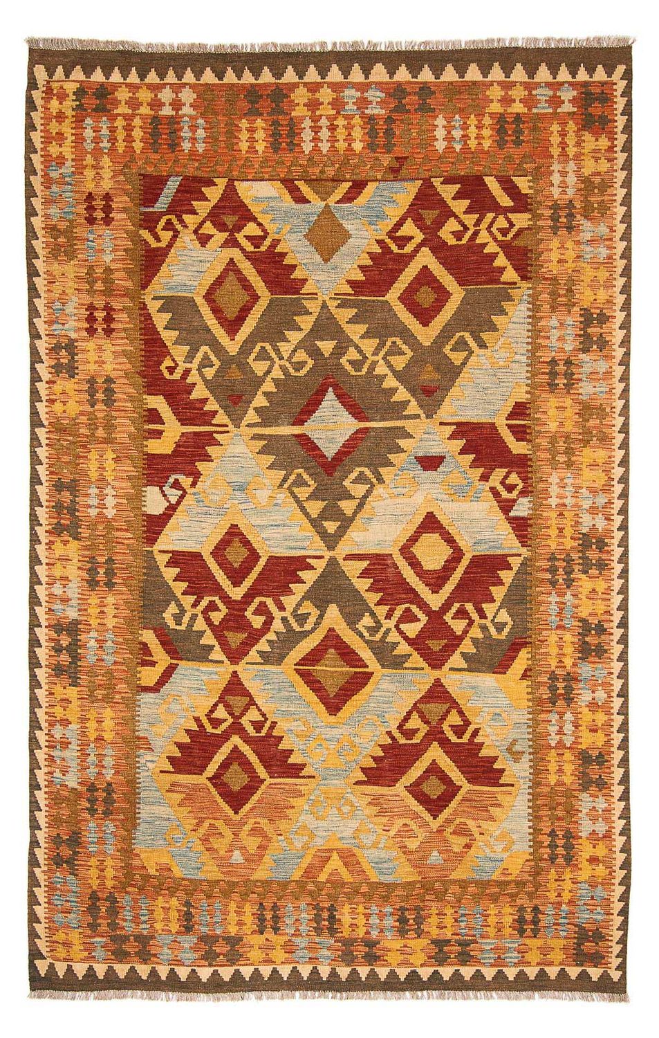 Tappeto Kelim - Splash - 305 x 199 cm - multicolore