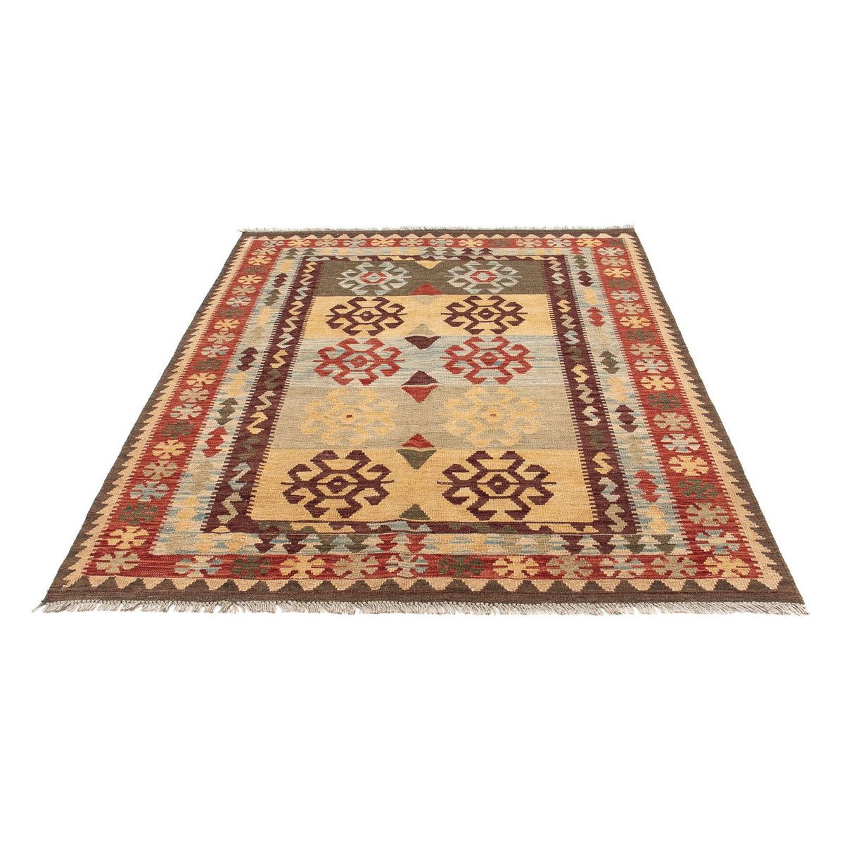 Tappeto Kelim - Orientale - 196 x 151 cm - multicolore