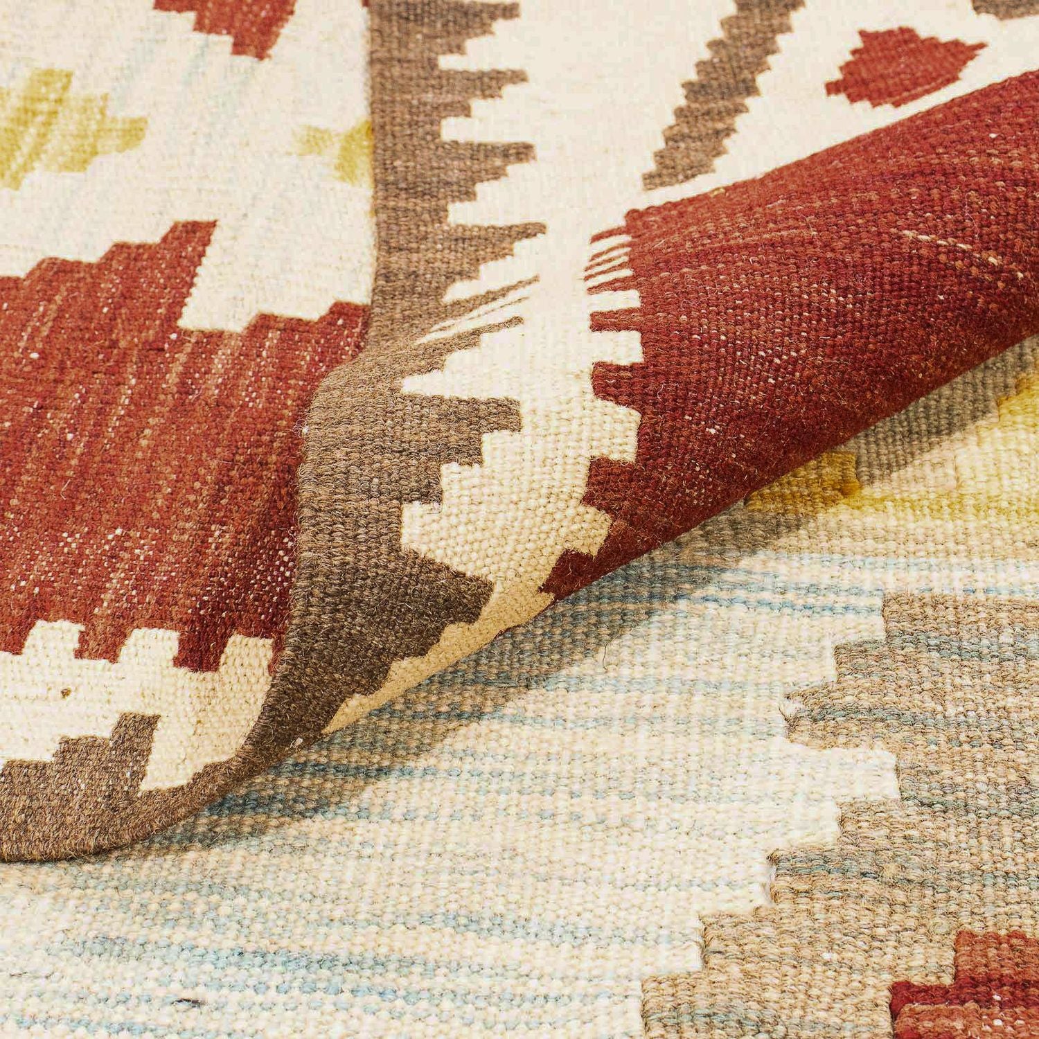 Tappeto Kelim - Splash - 295 x 194 cm - multicolore