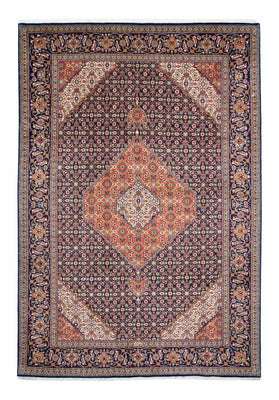Tappeto Persero - Tabriz - 309 x 209 cm - blu scuro