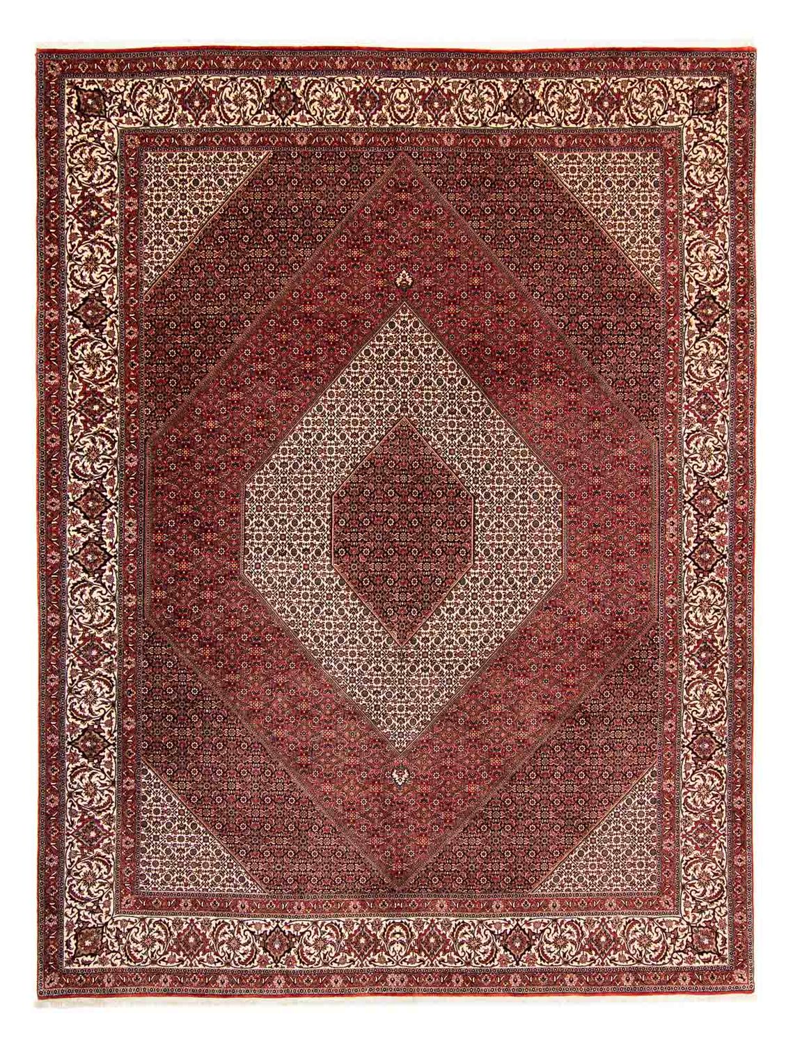Tappeto Persero - Bidjar - 397 x 296 cm - rosso scuro