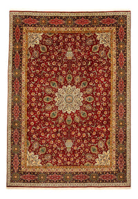 Tappeto Persero - Tabriz - 350 x 250 cm - rosso scuro