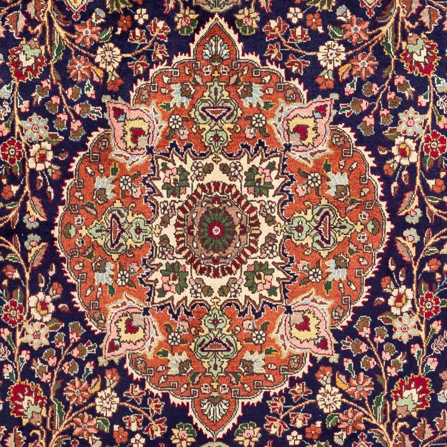 Tappeto Persero - Tabriz - 307 x 200 cm - blu scuro