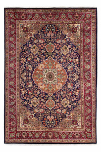 Tappeto Persero - Tabriz - 310 x 205 cm - blu scuro