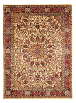 Tappeto Persero - Tabriz - Reale - 393 x 290 cm - marrone chiaro