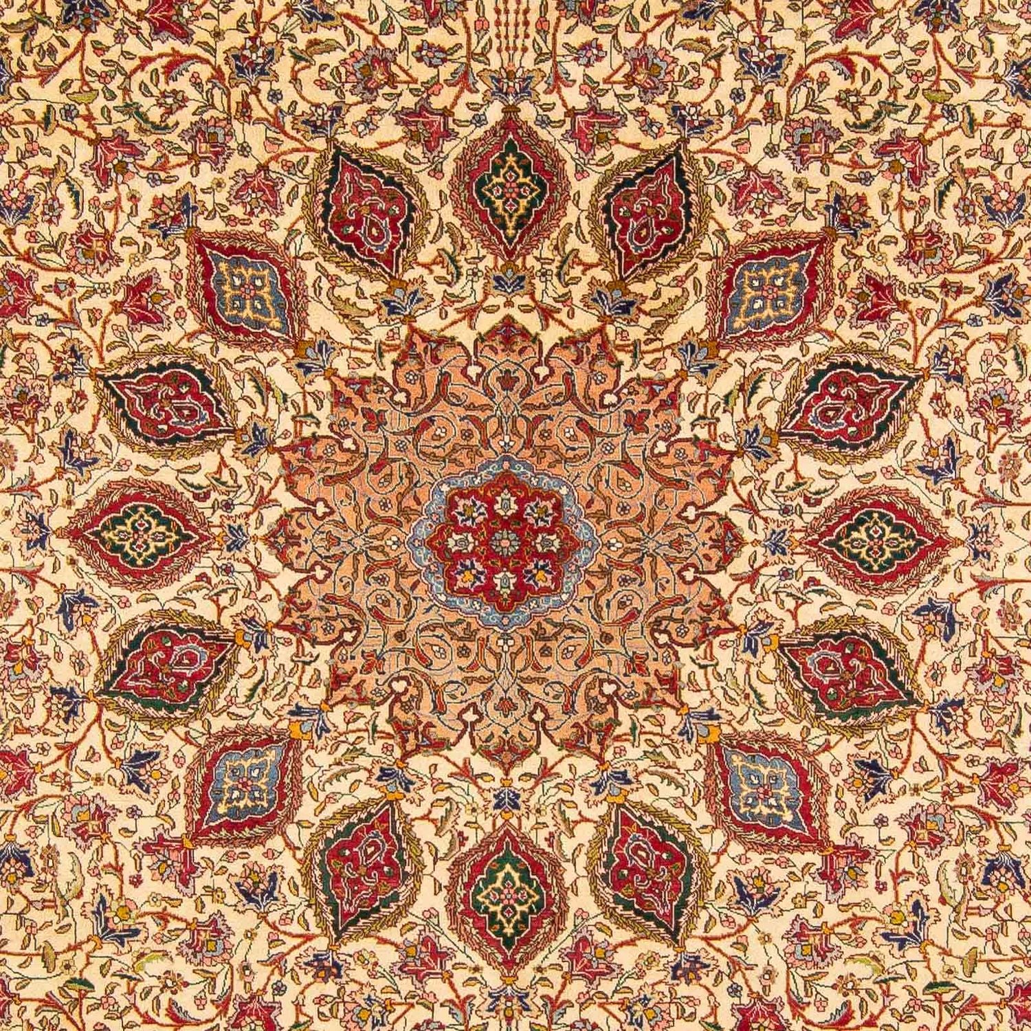 Tappeto Persero - Tabriz - Reale - 393 x 290 cm - marrone chiaro