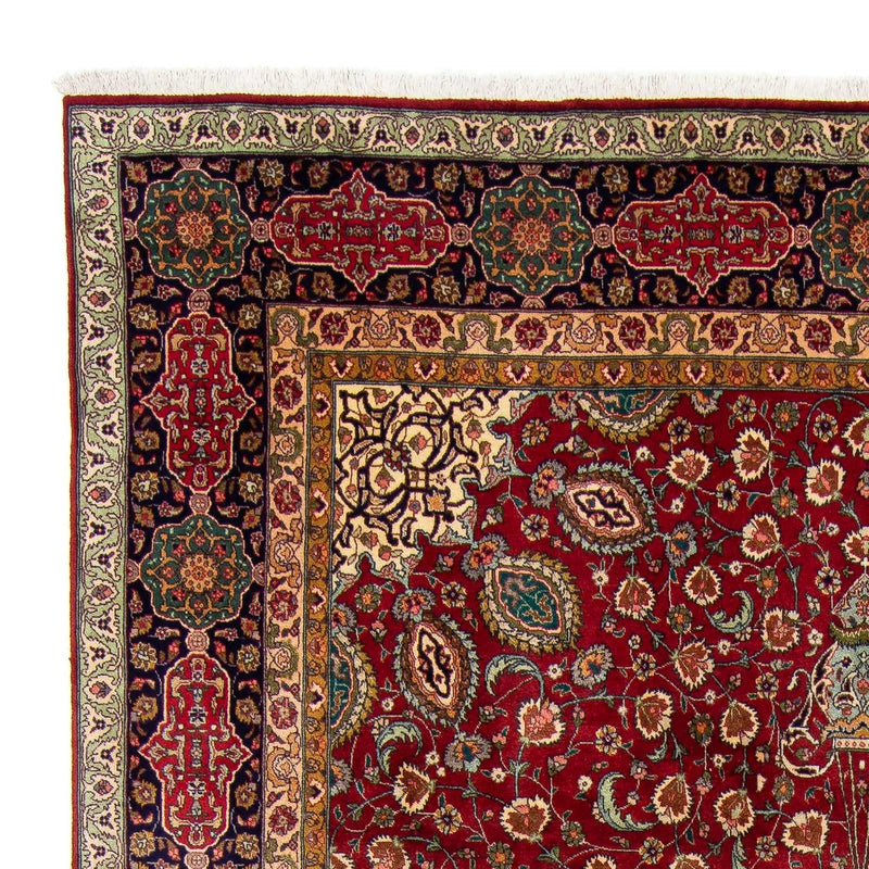 Tappeto Persero - Tabriz - Reale - 349 x 243 cm - rosso scuro