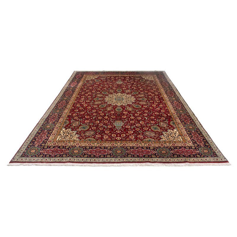 Tappeto Persero - Tabriz - Reale - 349 x 243 cm - rosso scuro