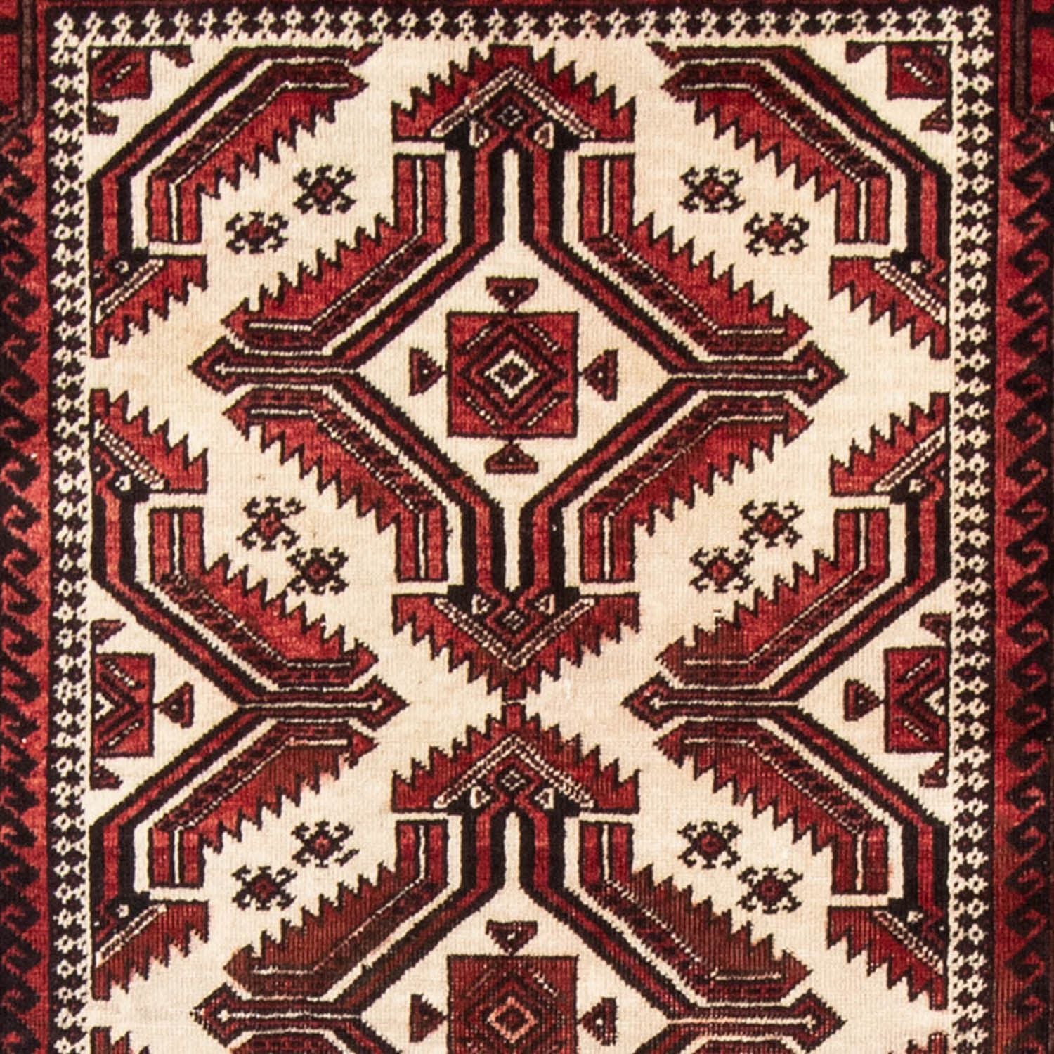 Tappeto corsia Tappeto Belutsch - 218 x 103 cm - rosso