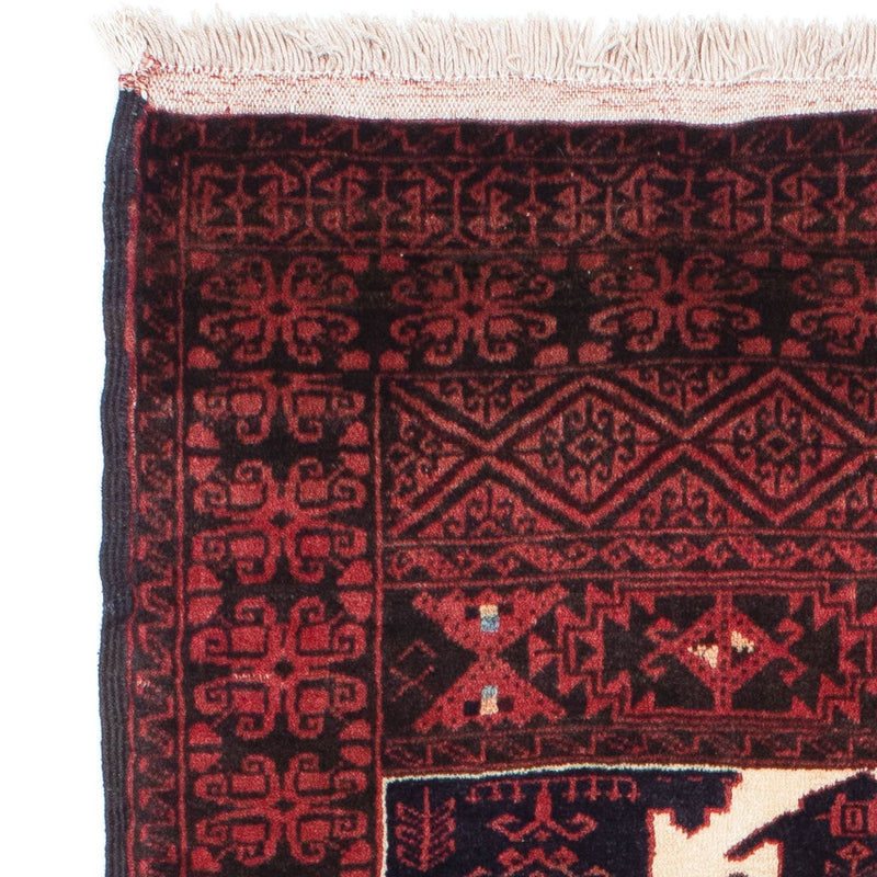 Tappeto Belutsch - 157 x 87 cm - rosso scuro