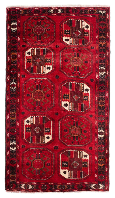 Tappeto Belutsch 106x190cm - Tappeto orientale - rosso scuro