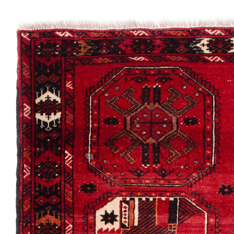 Tappeto Belutsch - 190 x 106 cm - rosso scuro