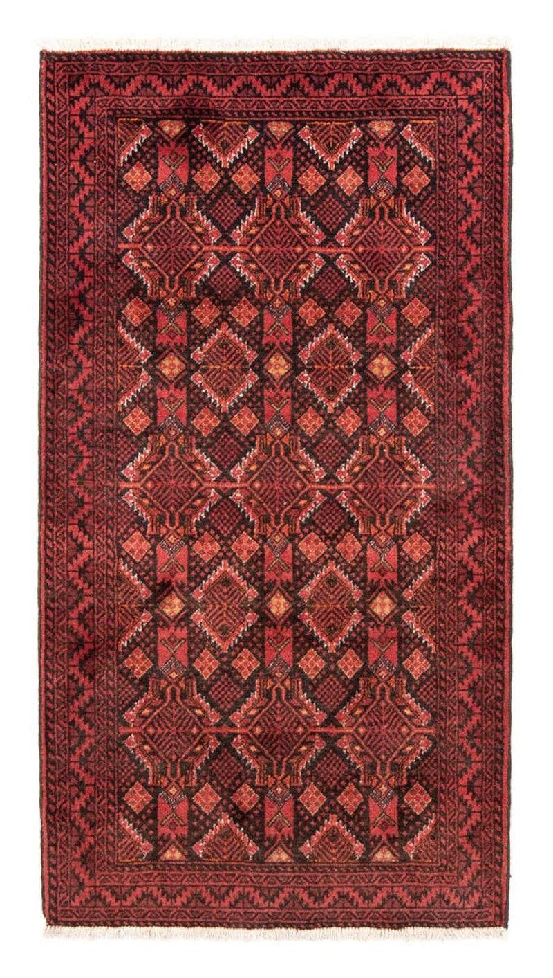 Tappeto corsia Tappeto Belutsch - 194 x 101 cm - rosso