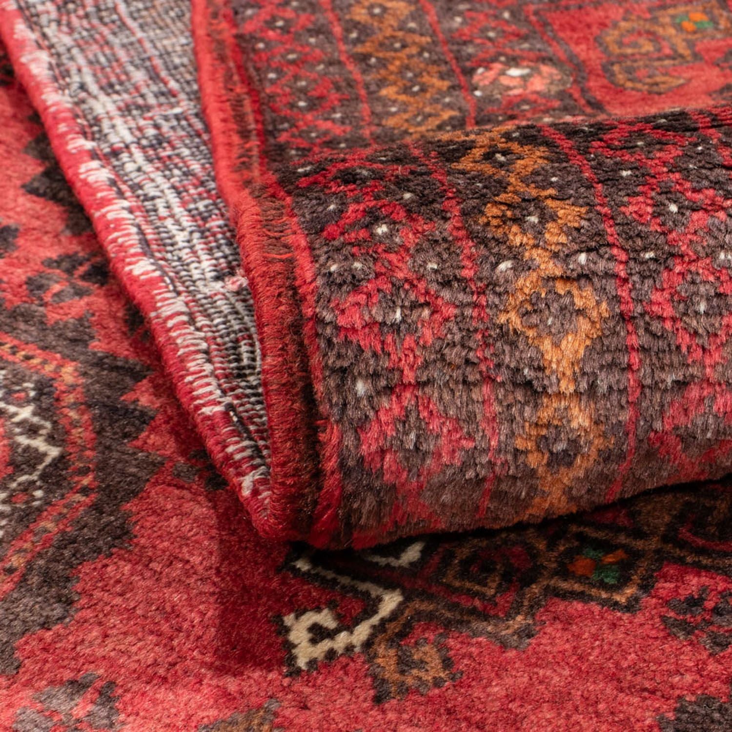 Tappeto corsia Tappeto Belutsch - 194 x 101 cm - rosso