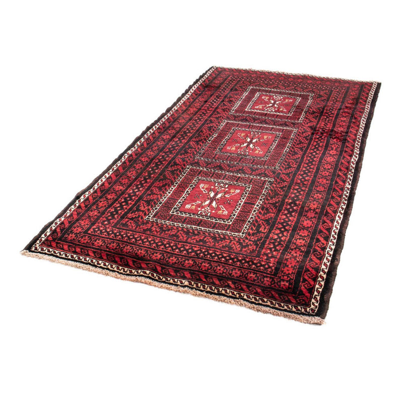Tappeto corsia Tappeto Belutsch - 220 x 114 cm - rosso
