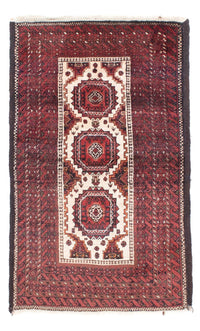 Tappeto Belutsch - 144 x 92 cm - rosso scuro