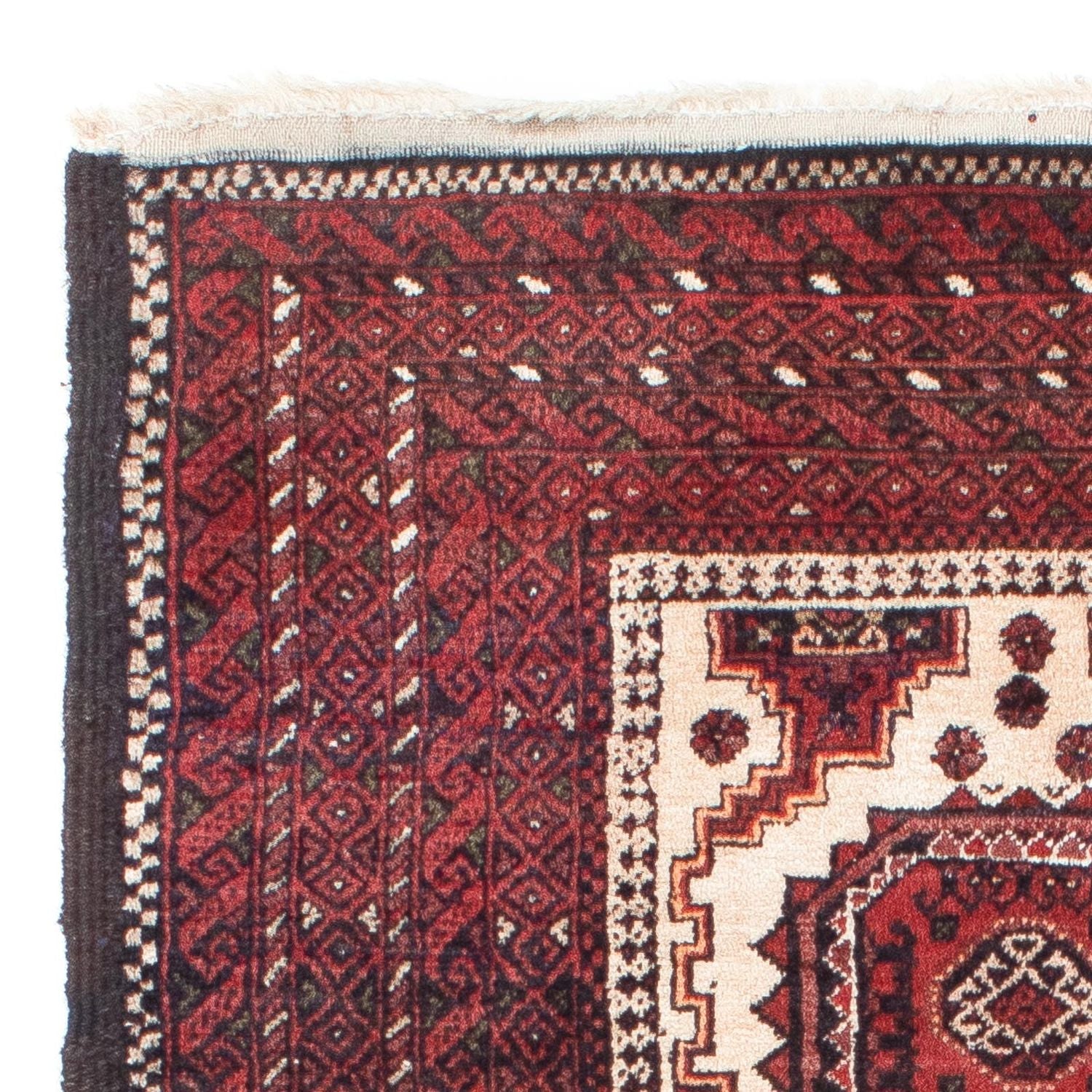 Tappeto Belutsch - 144 x 92 cm - rosso scuro