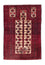 Tappeto Belutsch - 136 x 91 cm - rosso scuro