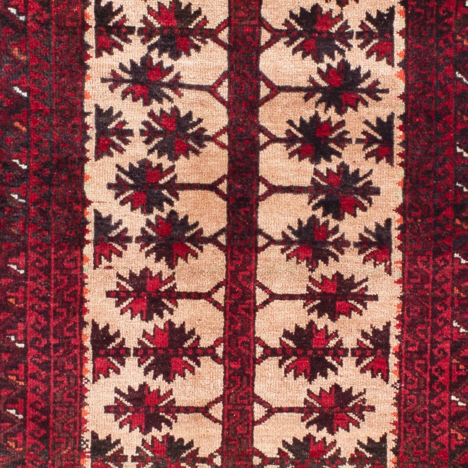 Tappeto Belutsch - 136 x 91 cm - rosso scuro