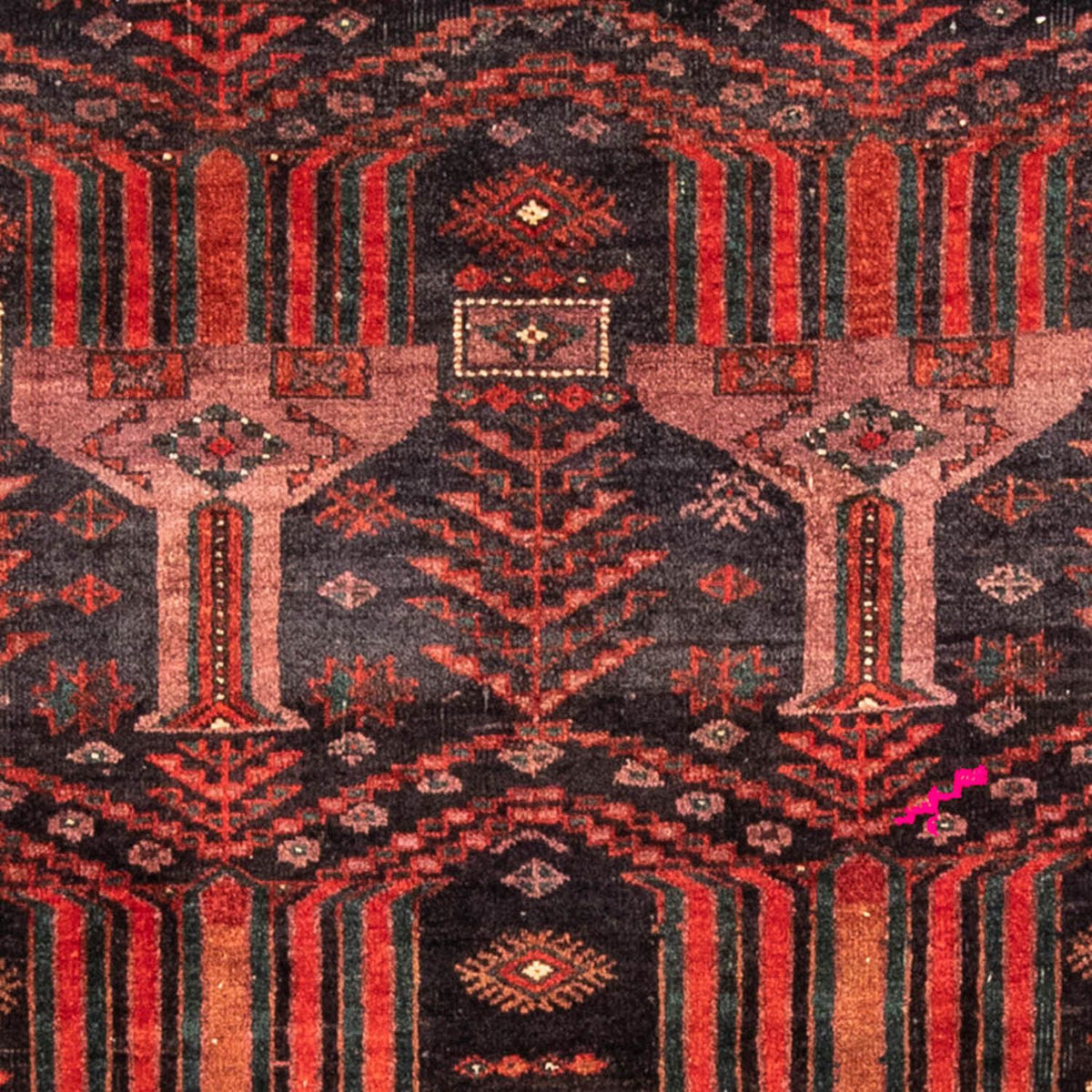 Tappeto corsia Tappeto Belutsch - 228 x 114 cm - rosso chiaro