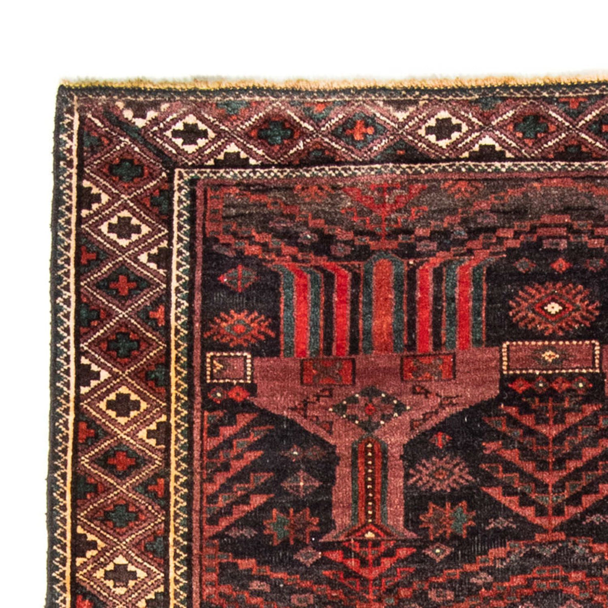 Tappeto corsia Tappeto Belutsch - 228 x 114 cm - rosso chiaro