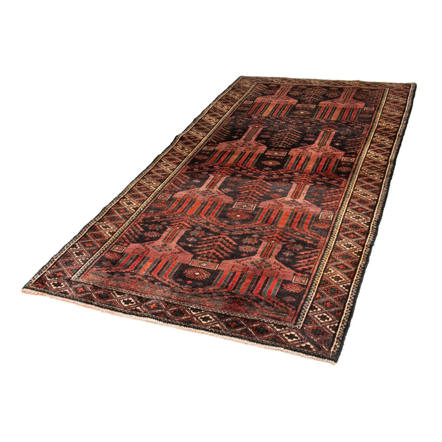 Tappeto corsia Tappeto Belutsch - 228 x 114 cm - rosso chiaro