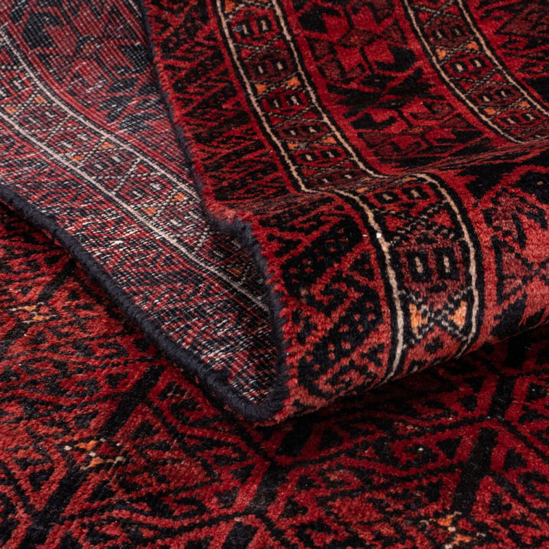 Tappeto corsia Tappeto Belutsch - 248 x 117 cm - rosso scuro