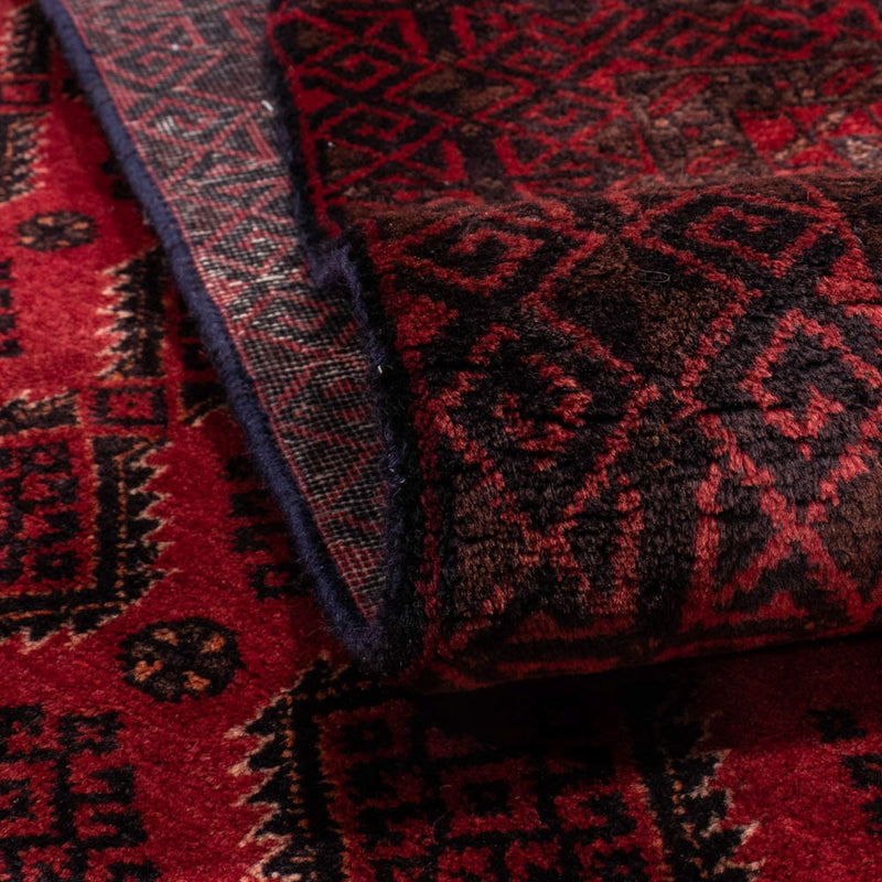 Tappeto corsia Tappeto Belutsch - 230 x 113 cm - rosso scuro