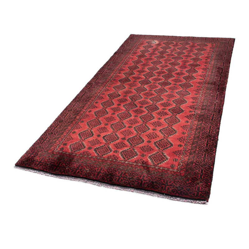 Tappeto corsia Tappeto Belutsch - 230 x 113 cm - rosso scuro