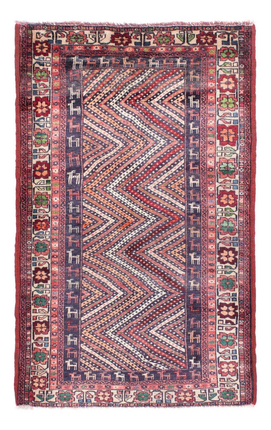 Tappeto Belutsch - 157 x 104 cm - multicolore