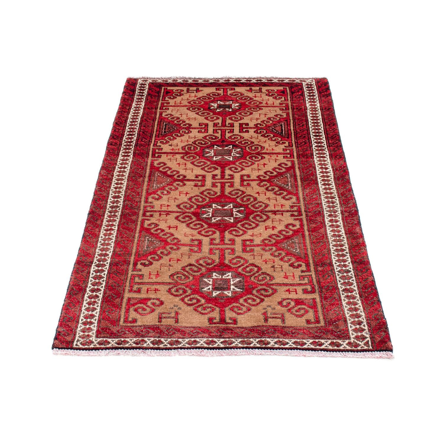 Tappeto Belutsch - 140 x 76 cm - rosso