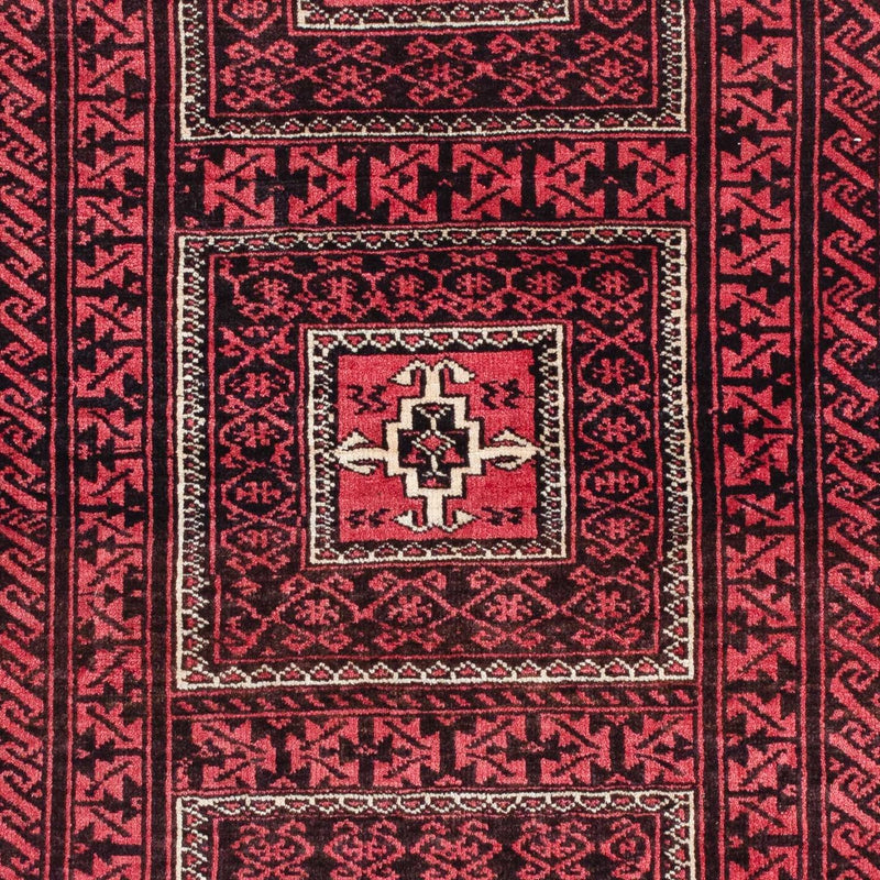 Tappeto Belutsch - 158 x 103 cm - rosso scuro